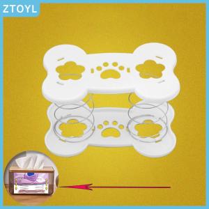 ZTOYL Creative Spring Holder Tissue Box Automatic Lift Spring Loaded Tissue Box Tissue Spring Bracket Car Tissue Box Spring Holder