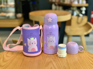 (พร้อมส่งในไทย)กระติกน้ำเด็กเก็บความร้อน กระติกน้ำเด็กแบบพกพา