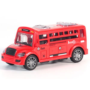 Đồ chơi xe bus trường học đưa đón học sinh chất liệu nhựa ABS chạy đà quán tính kích thưóc lớn