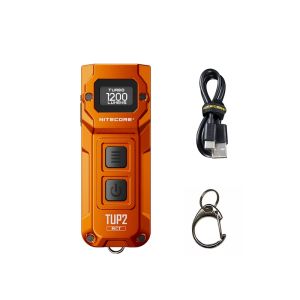 Nitecore TUP2 1200 Lumen USB-C Rechargeable Keychain Flashlight