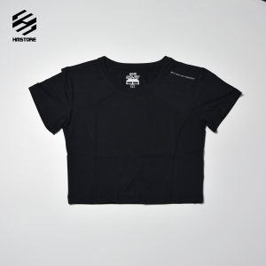 Áo croptop tập gym yoga nữ thể thao phối ráp chất thun lạnh chính phẩm co giãn thoải mái.