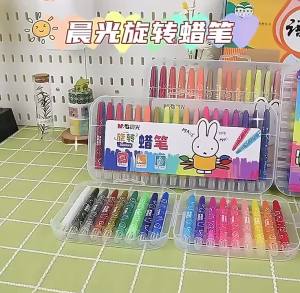 Non-toxic Oil Pastels Set Washable Drawing Crayons for Kids Toddlers Art Supplies M&g 48 Colors Krayon Pastel Minyak Kanak Kanak Selamat Tidak Toksik Melukis Seni Sekolah Premium Quality