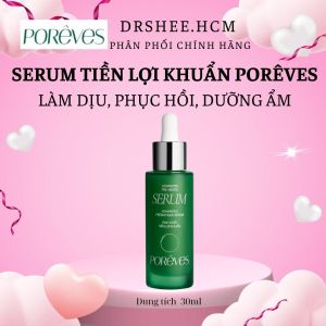 POREVES Serum tiền lợi khuẩn làm dịu phục hồi hỗ trợ cân bằng với chiết xuất rau má