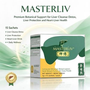 Master Liv Liver Health Supplement Liver Support Detox Function 15 sachets