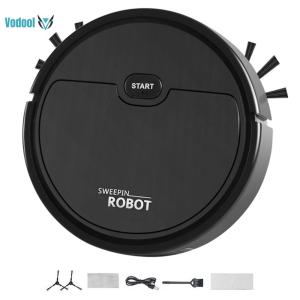 3-in-1 Smart Robot Vacuum Cleaner Ultra-Thin Cordless Robot Vacuum Smart Navigation Low Noise for Hardwood Floor Tile Carpet Home Use [Vodool Official Center]