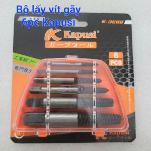 Bộ lấy ốc vít gãy  toét đầu Kapusi 6PC_K3688