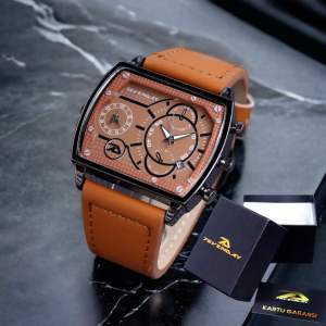 READY JAM TANGAN PRIA TERBARU 2023 TALI KULIT S3V3NDAY 001 ANTI AIR