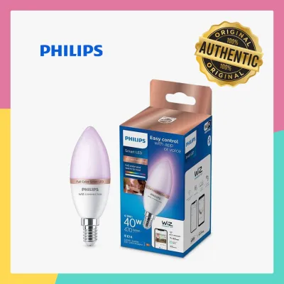Philips Smart LED E14 Colour Smart Light Bulb (40W 470 Lumen)