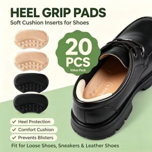 【20Pcs】Heel Insole High Heels Shoe Cushion Pad Feet Care Protector Sticker Inserts Anti-dropping Anti-slip
