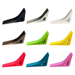Creative Triangular Door stoppers Reusable Shock Absorbent Block Wedges Doorstops Soft Triangular Bumpers Guard