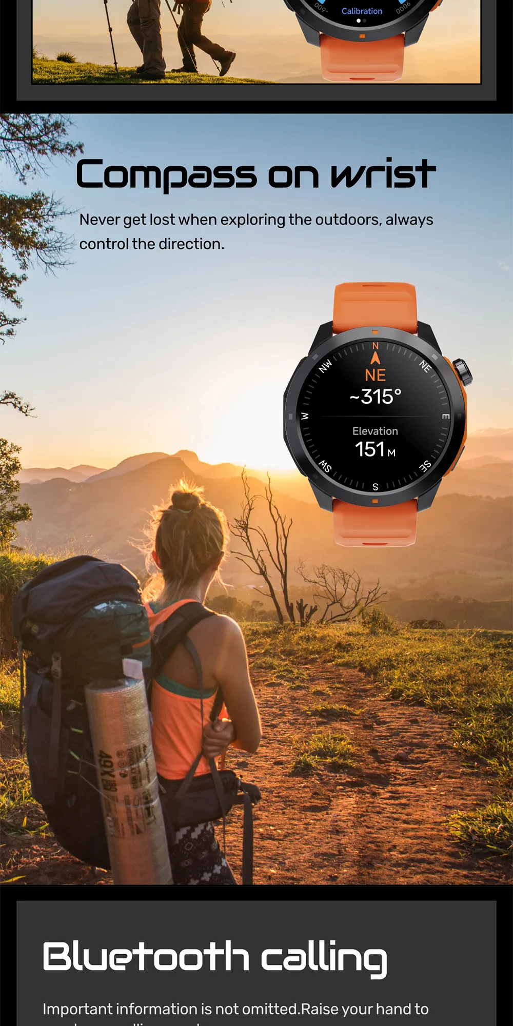 Aolon Navi R3 GPS สมาร์ทวอทช์ 1.43 นิ้ว นาฬิกาวิ่ง Amoled นาฬิกา โทรผ่านบลูทูธ 370mAh 7-10 วัน IP68 กันน้ํา ภาษาไทย