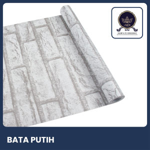 Adipatidinding - Wallpaper Dinding Motif Bata Putih Ukuran 45 Cm x 10 Meter Wallpaper Stiker Dinding Motif Bata Putih Wallstiker Motif Bata Putih Dekorasi Dinding Dekorasi Rumah Dekorasi Ruang Tamu Dekorasi Kamar Tidur