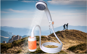 Outdoor camping portable electric shower