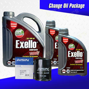 PERTUA Exello Synthetic Performance Oil Change Bundle for Mitsubishi L-300 / Adventure / Montero / Strada / Pajero 4D56 / Starex