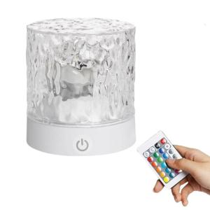 Bedside Lamp Dimmable Night Light Rechargeable 16 Colors LED Desk Lamp Lighting Decoration for Kitchen Hallway Closet