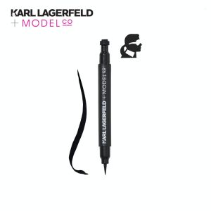 Karl Lagerfeld + Model co LONG-LASTING LIQUID LINER + BEAUTY STAMP อายไลเนอร์ 1.5 ml.