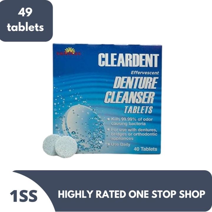 Suhitas Effervescent Denture Cleanser Tablets 40 pcs Lazada PH