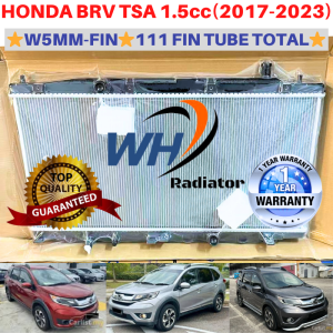HONDA BRV TSA 1.5 (2017-2023) TOP QUALITY W5MM-FIN TOTAL 111 TUBE AUTO/MANUAL Radiator Tangki Air