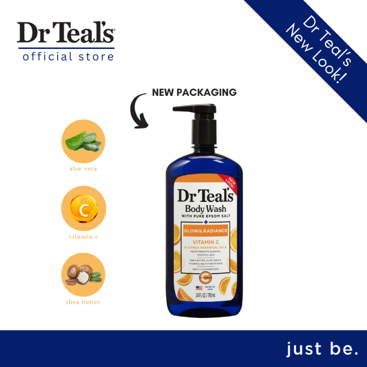 Dr Teal's Glow and Radiance with Vitamin C and Citrus Essential Oils