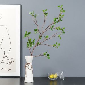 UMBRAULI Realistic Artificial Milan Leaves Plant Large Real Touch Fake Plants Photography Props Handmade Artificial Milan Branches Home Living Room Decor