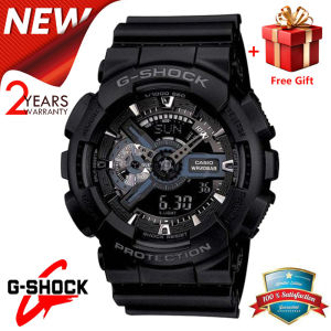 [FREE GIFT] Jam Tangan Pria GSHOCK GA110 Full Set Paperbag Water Resistant ga-110-1b
