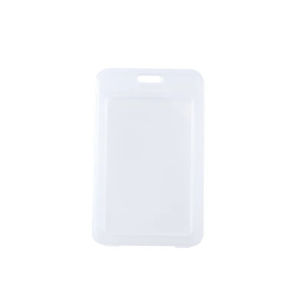 50pcs Clear ID Business Card Cover Waterproof Plastic Card Holder Bus Card Protect Case
