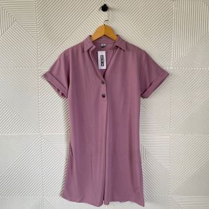 Dress kerah kancing batok wanita / dress wanita polos terbaru / pakaian wanita korean style