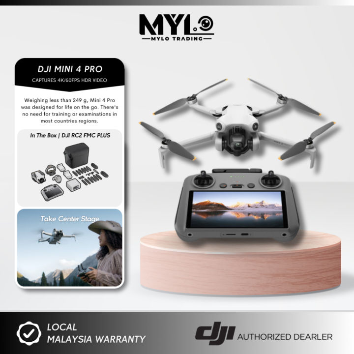 (READY STOCK) - DJI Mini 4 Pro - Camera Drone | Under 249 g | 4K/60fps ...