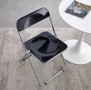 เก้าอี้แฟชั่น อะคริลิคใส เก้าอี้คริสตัล พับได้ สไตล์โมเดิร์น รุ่นDD152