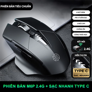 Chuột Máy Tính Không Dây INPHIC F1S – Chuột Wireless 2.4GHz Thiết Kế Công Thái Học