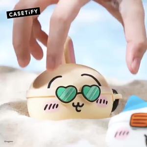 Jiyikawa Earphone Case   Sunbathing Collectors Edition   Applicable AirPods Pro2 Headphone Case  CASETFY Joint Name   Anti-Collision   Hot Item Bestseller