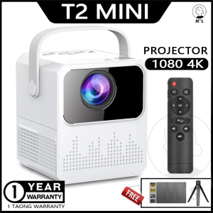 Xiaomi T2mini projector for phone and laptop 4K HD Bluetooth WiFi Very convenient to use projector