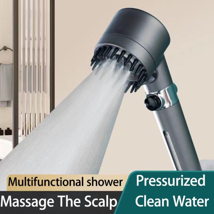 4 In 1 Massagable High Pressure Shower Head With Filter High Pressure 4 ...
