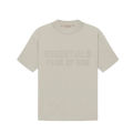 Authentic imported New style Double Thread ESSENTIALS Flocking Short Sleeve T-shirt Pure Cotton Loose Men's And Women's Fear Of God Couple Bottoming Shirt Trend Versatile. 
