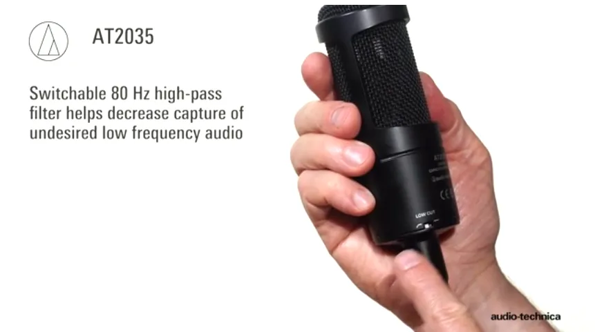 Audio Technica AT2035 Cardioid Condenser Microphone | JG 