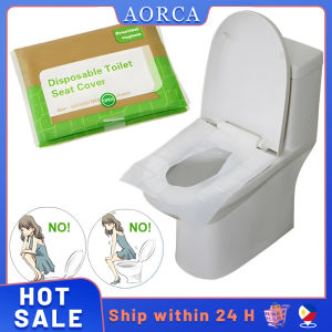 10 PCS Per Pack Disposable Toilet Seat Cover Papers for Adults Flushable Travel Toilet Seat Paper Bathroom Accessories