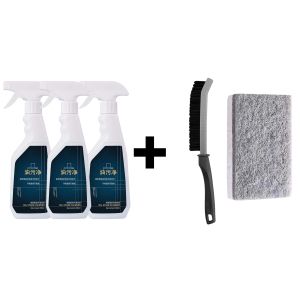 BUY 3 TAKE 2 Oil Stain Removal Dissolves and Removes Oil Stains Quickly Decomposing Stubborn Oil Stains 330ML Liquid Cleaner Anti-Bacterial Free Kapok Brush And Crevice Brush