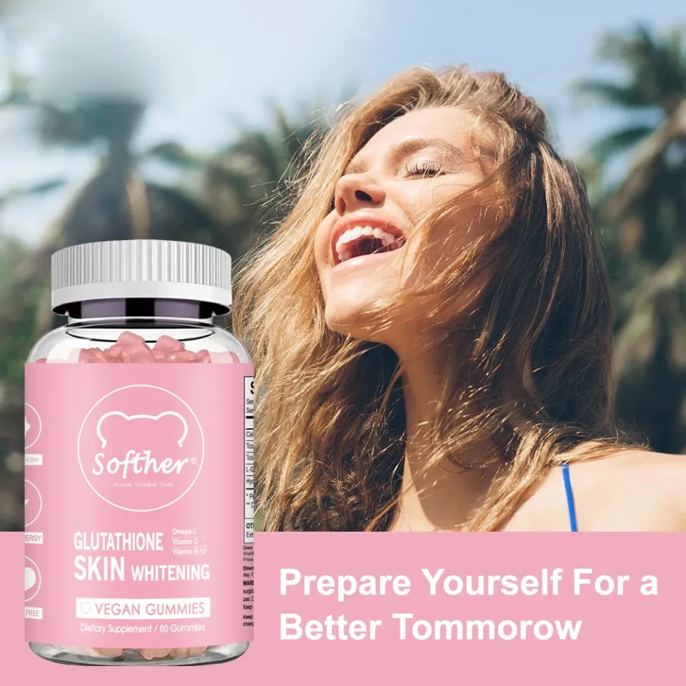 Softher Kids Glutathione Gummies Skin Collagen Gummy Whitening Vitamin C  Beauty Supplement