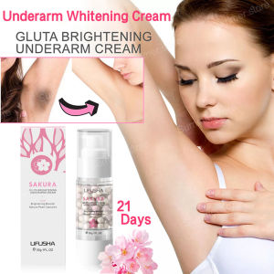 30G Sakura Valley Dew Armpit Whitening Cream Body Lotion Moisturizing Glutathione 5X Ceramide Brightens Underarms Exquisite Whitening Lazy Cream Removes Chapped Dull Skin Improves Underarm Sunken Muscles Whitening Skin Care Body Lotion