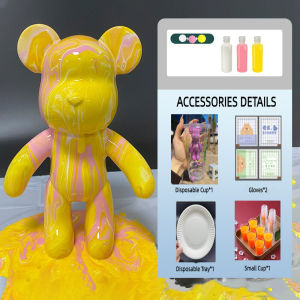 33CM DIY Fiuid Bear Set For Kids Art