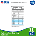 Selecta Fortified Low Fat Milk 1 Liter - Set of 2s. 