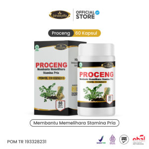 PROCENG Obat Herbal Memelihara Kesehatan Stamina Pria Binasyifa 60 Kapsul Herbal