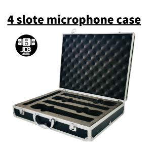 Wireless Microphone Flight Case for 4 Microphones