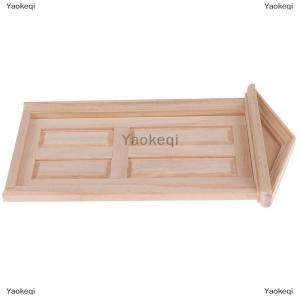 [COD] Yaokeqi 1:12 Dollhouse Miniature Simulation DIY Wooden Spire Door Furniture Accessories