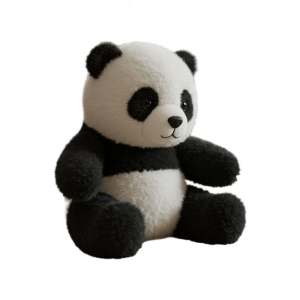 Panda PP Cotton Plush Animal Desk Friend Cute Study Companion Toy For Kids Educational Gift