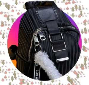 Tas Ransel Wanita Sporty Motif Garis Polos Berkualitas Tinggi - Warna Solid & Motif Floral