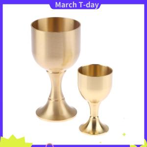 March ถ้วยแก้วทองเหลืองสำหรับเครื่องดื่มค็อกเทลแก้วไวน์ทองเหลืองสำหรับงานปาร์ตี้อุปกรณ์ตกแต่งบ้าน