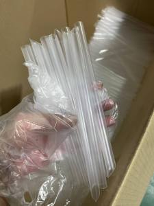Merkon 100pcs Boba Straws NOT SEPARATELY PACK(WALANG BALOT EACH) Milk Tea Plastic Straws Drinkware disposable straw