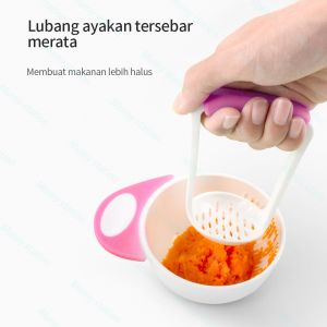 COD Baby food maker alat makan bayi mangkok mpasi grinding bowl Baby food maker set Food processor Alat Pembuat Makanan ayi anak BPA Free Grinding Bowl BLENDER MAKANAN BAYI MANUAL TERLARIS