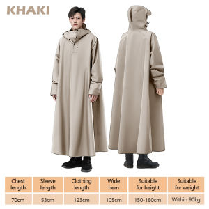 ชุดกันฝนแบบหนา ชุดกันฝนผูใหญ่ ชุดกันฝนมอไซค์ แบบครบชุด เสื้อกันฝน ฟรีไซค์ สำหรับชายและหญิง